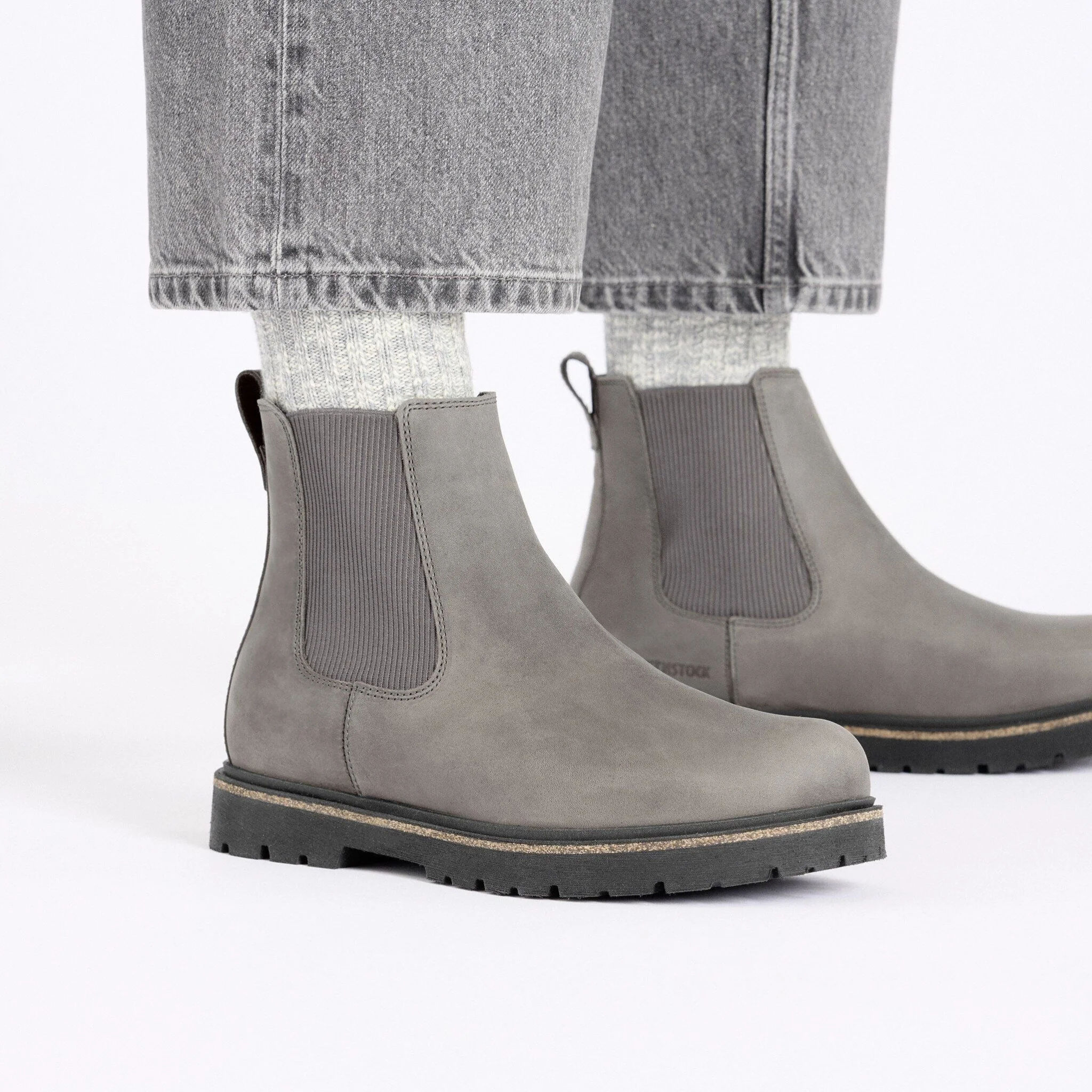 Highwood Slip On | Men | Nubuck | Graphite - Image 2