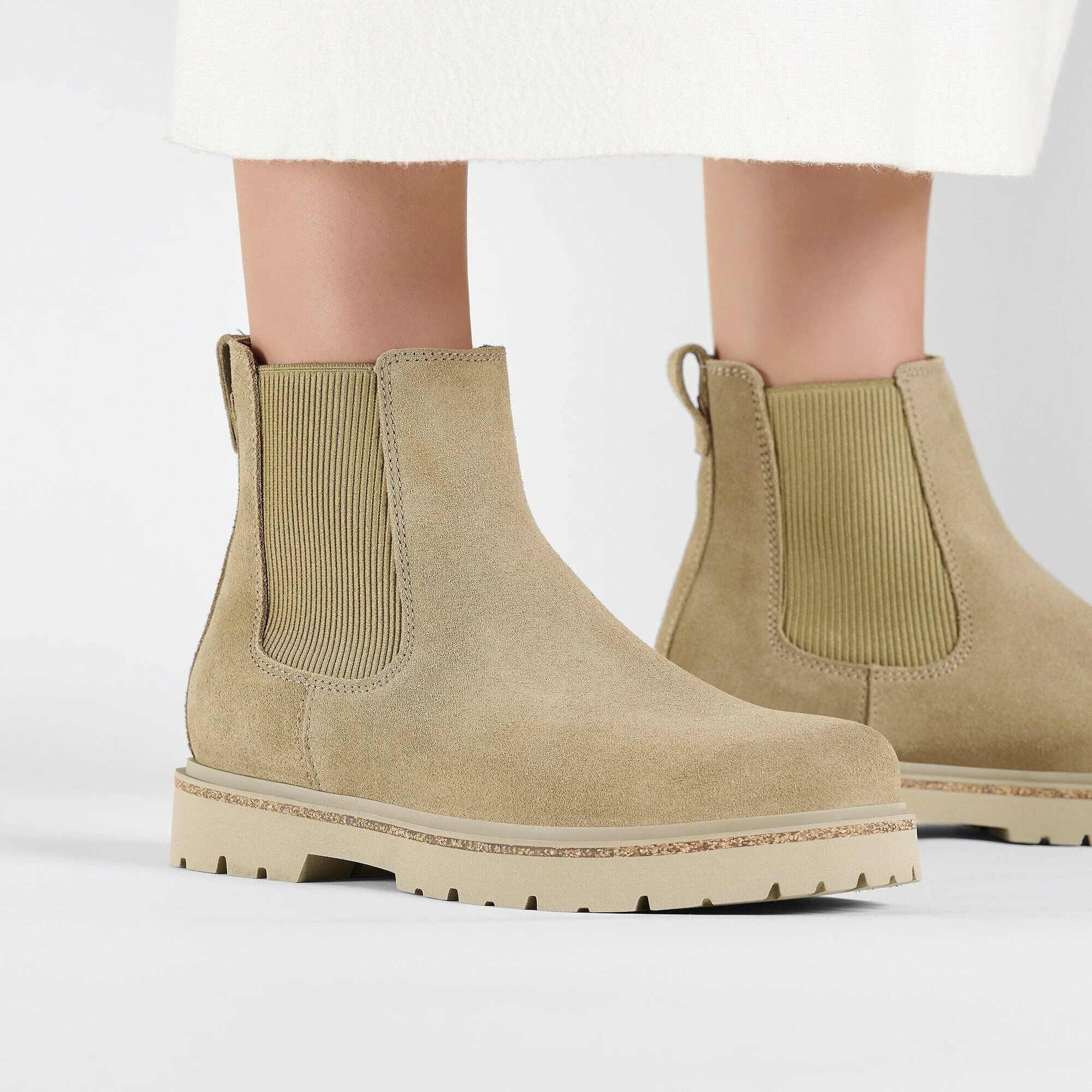 Highwood Slip On | Women | Suede | Taupe - Image 2