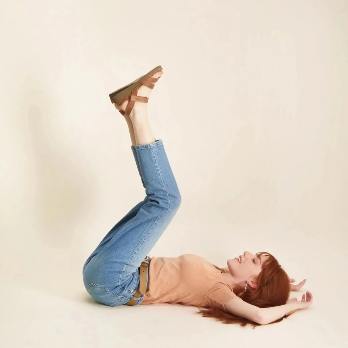 Kayla | Leather | Latte Brown - Image 2