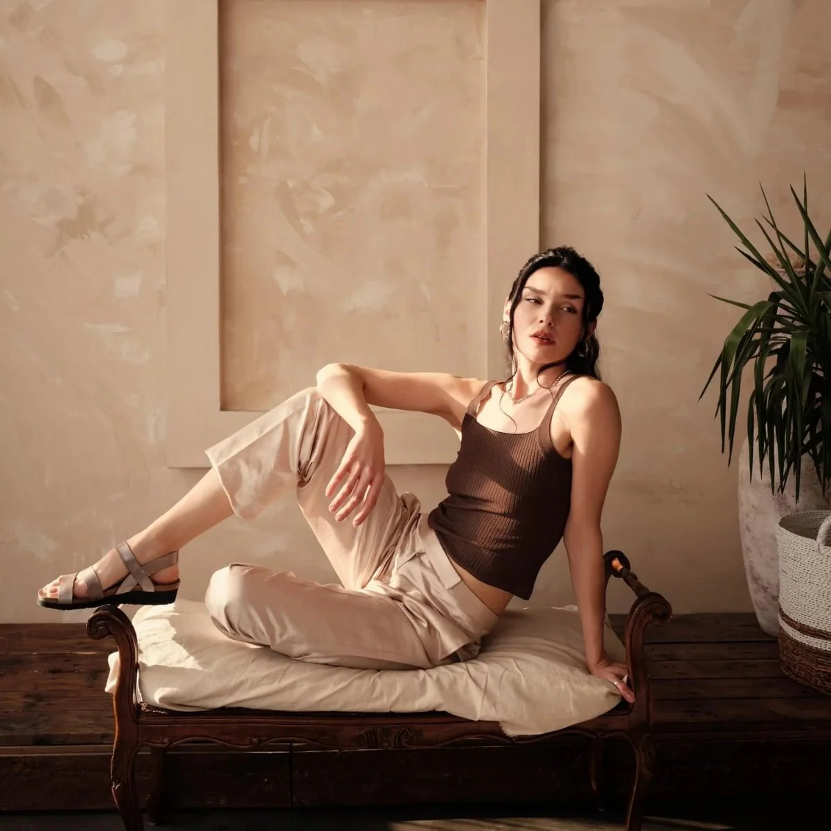 Kayla | Leather | Silver Threads - Image 2