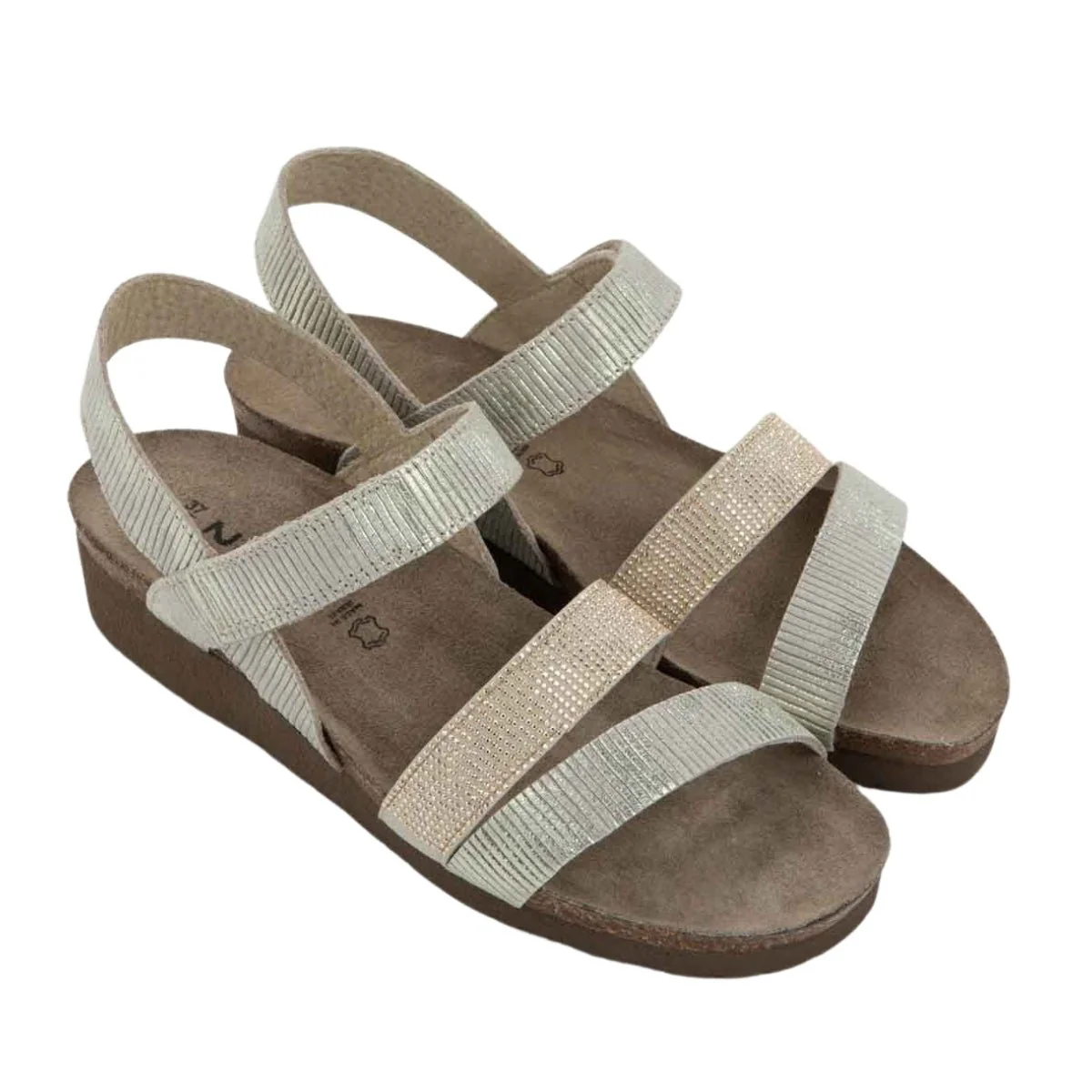 Krista | Suede | Platinum Stripe - Image 3