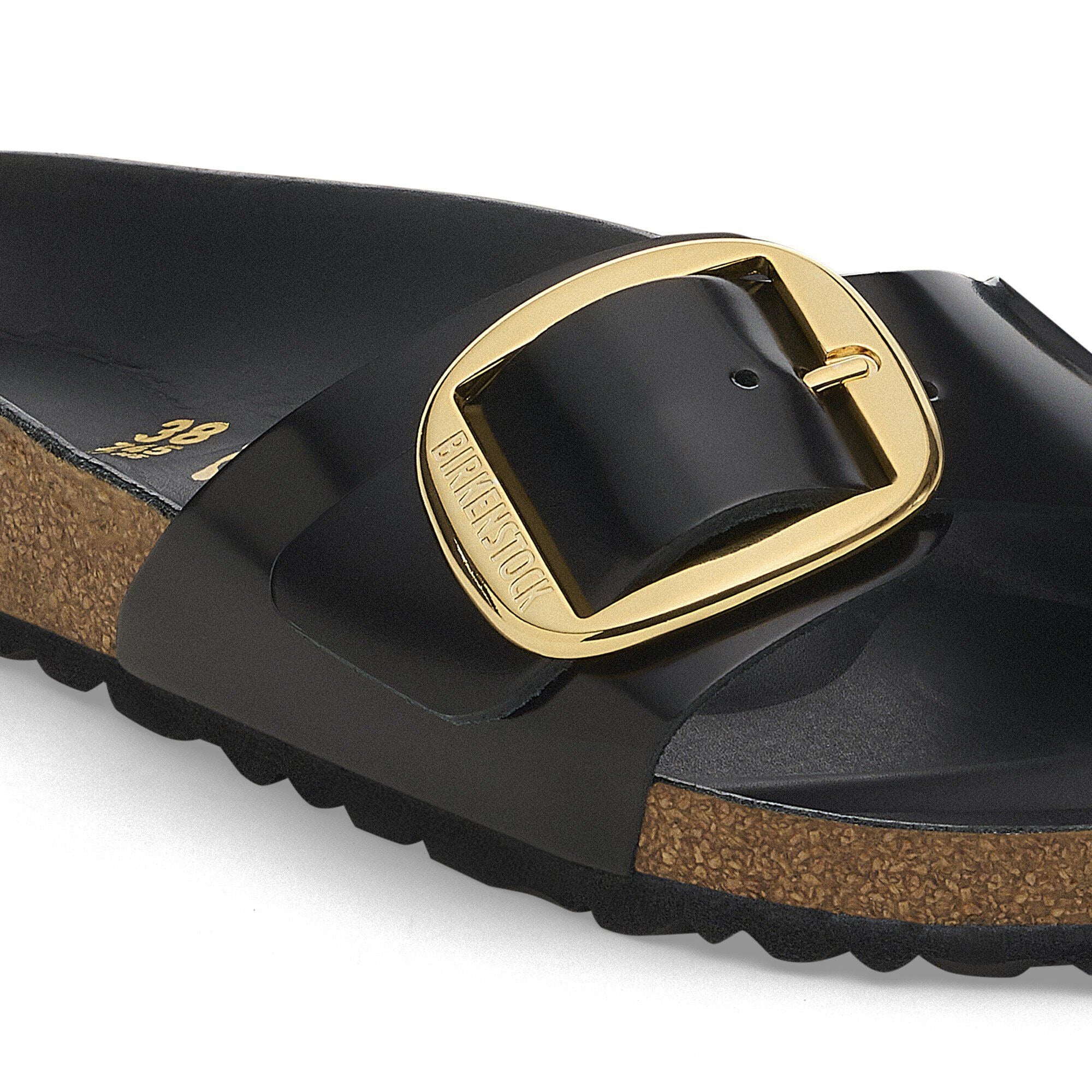 Madrid Big Buckle | High Shine Patent Leather | Black - Image 7
