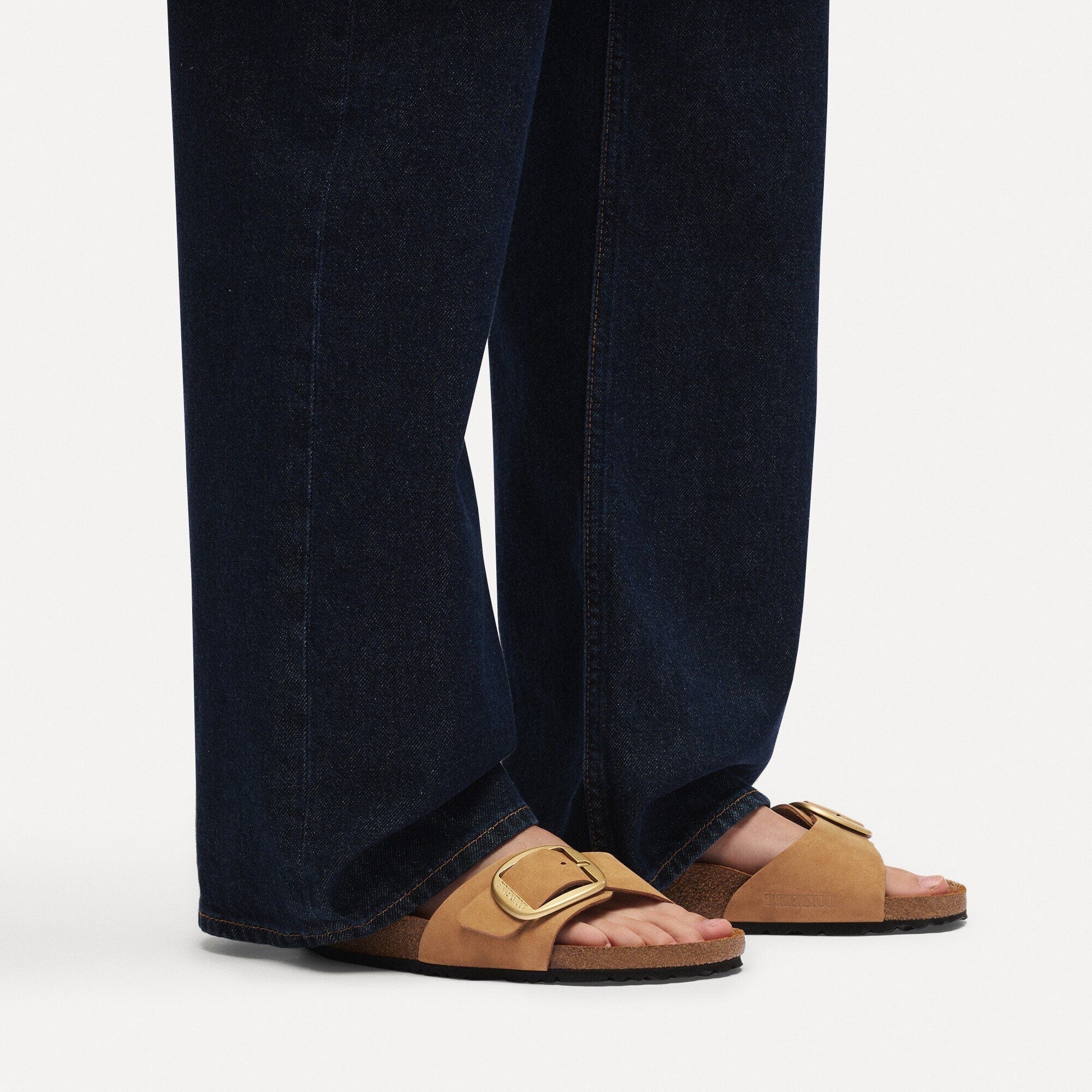 Madrid Big Buckle | Nubuck | Mink Flowers - Image 3