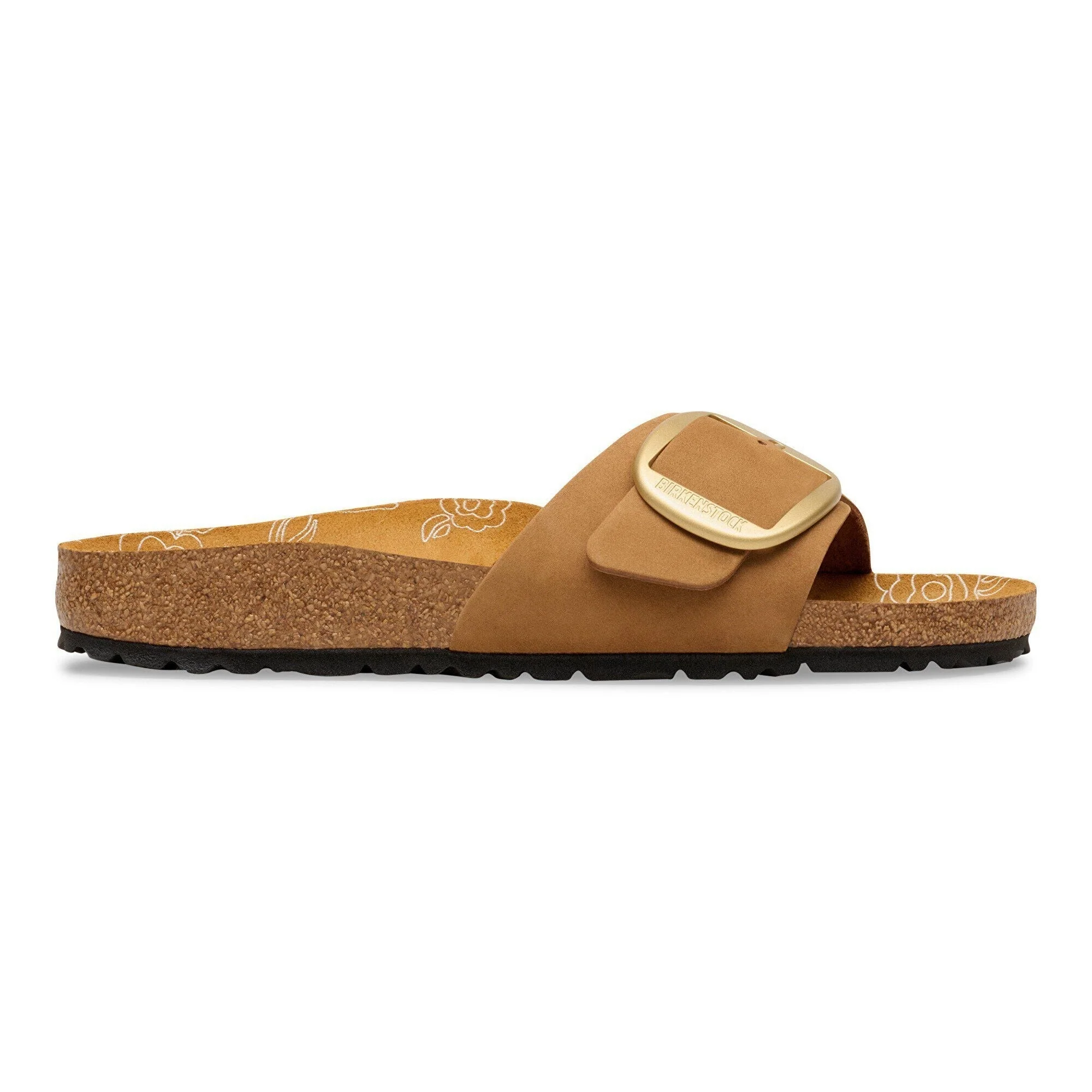 Madrid Big Buckle | Nubuck | Mink Flowers - Image 5