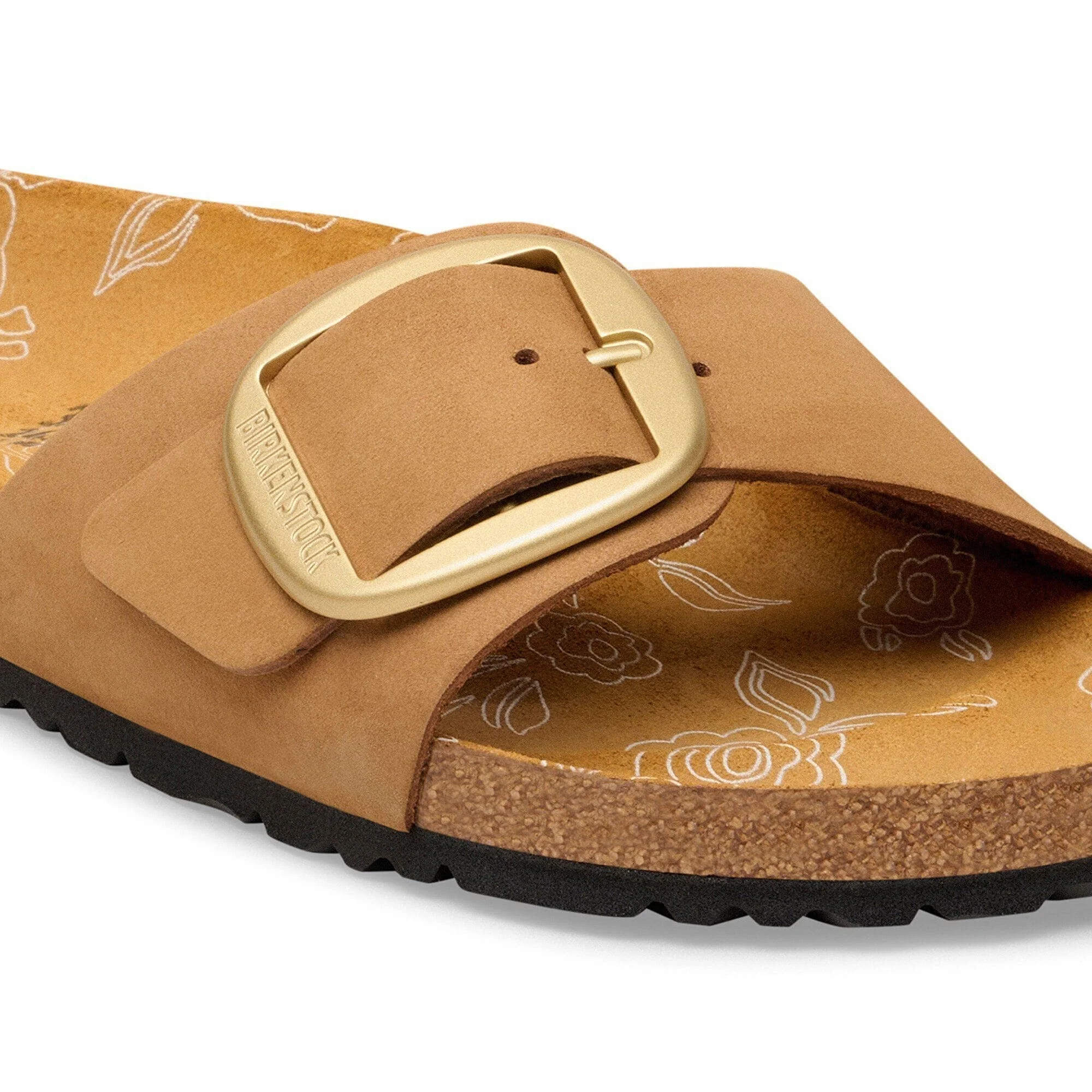Madrid Big Buckle | Nubuck | Mink Flowers - Image 7