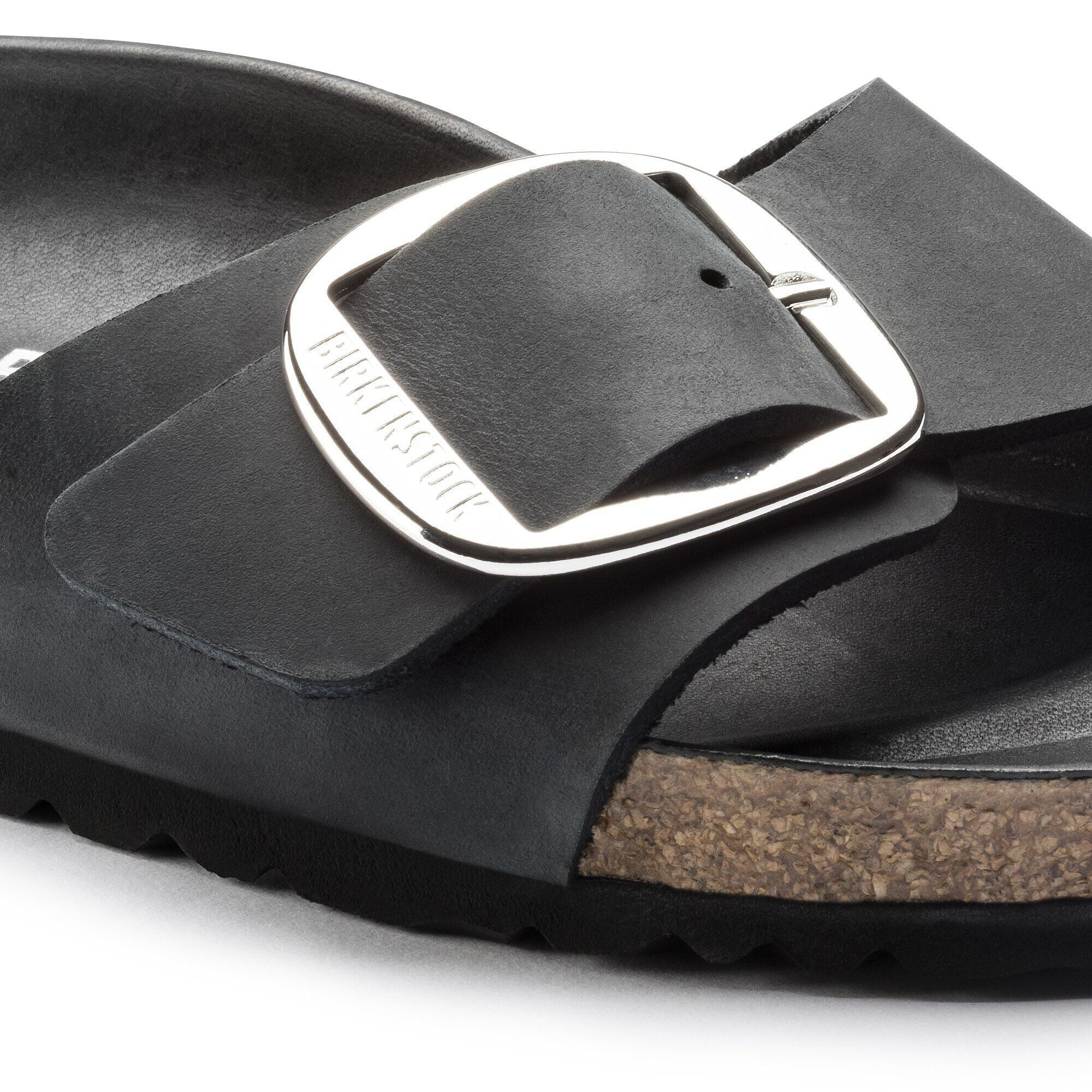 Madrid Big Buckle | Oiled Leather | Black - Image 7