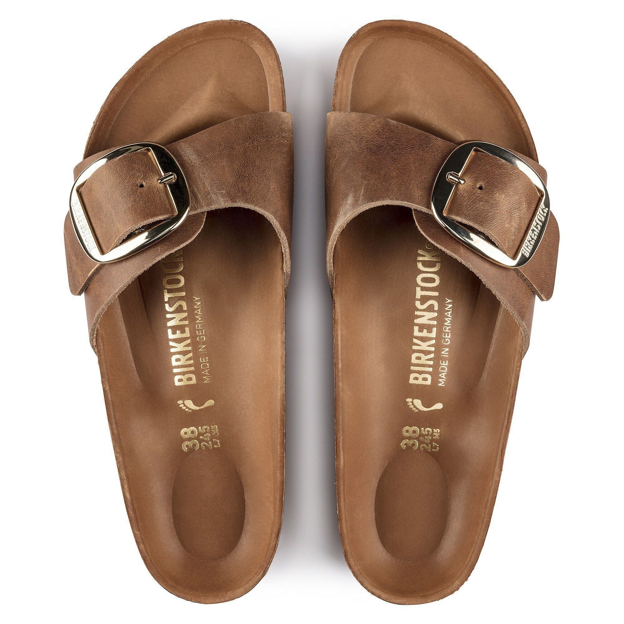 Madrid Big Buckle | Oiled Leather | Cognac - Image 4