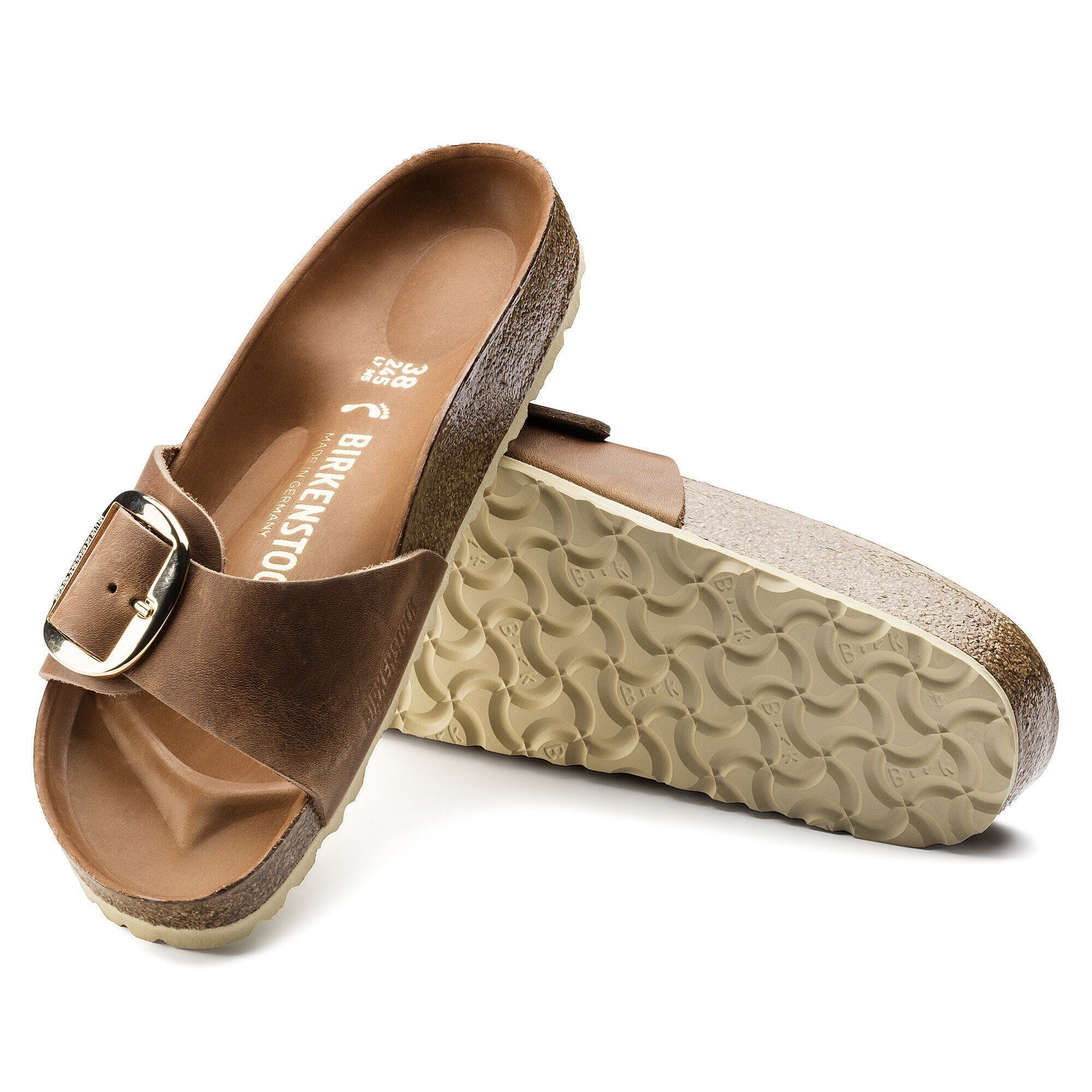 Madrid Big Buckle | Oiled Leather | Cognac - Image 6