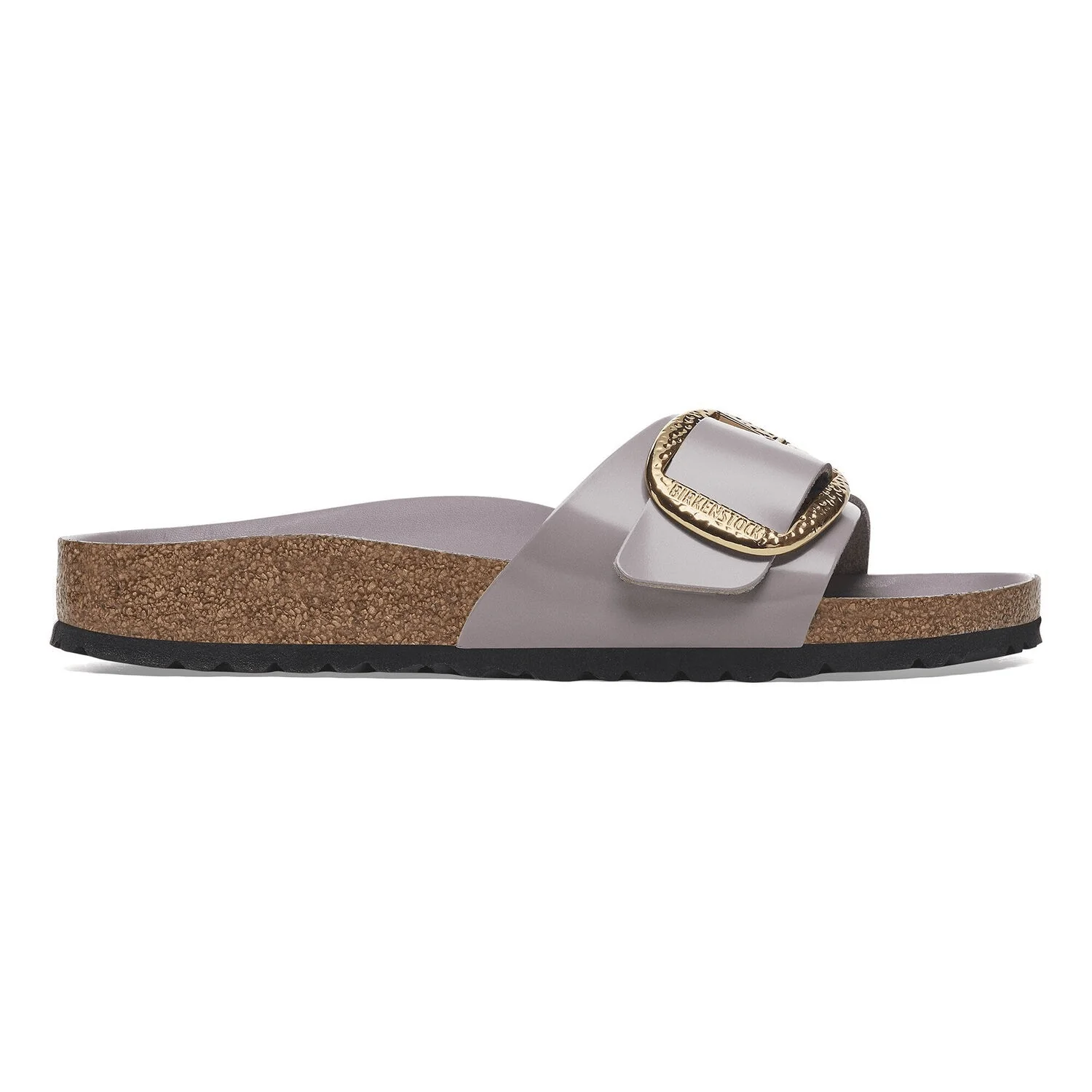 Madrid Hammered Big Buckle | High-Shine Patent Leather | Faded Purple - Image 5