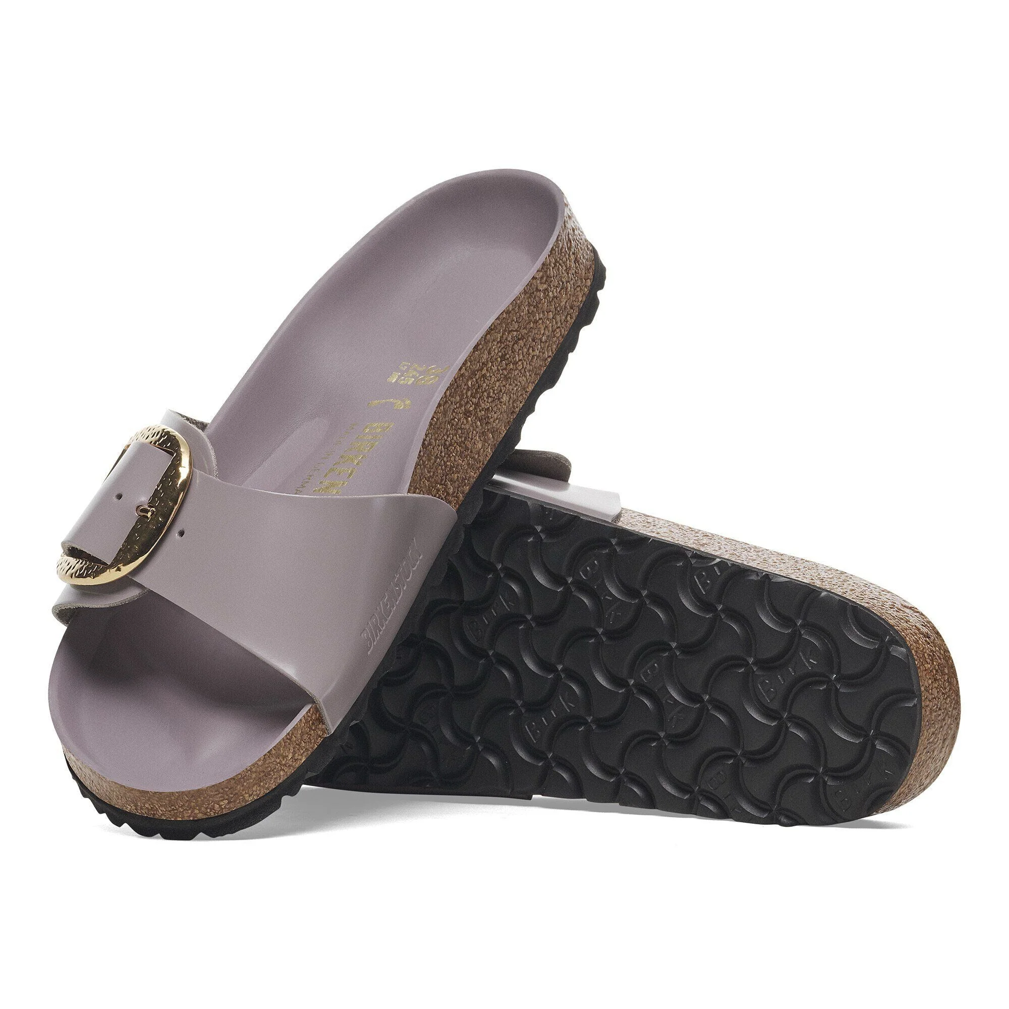 Madrid Hammered Big Buckle | High-Shine Patent Leather | Faded Purple - Image 6