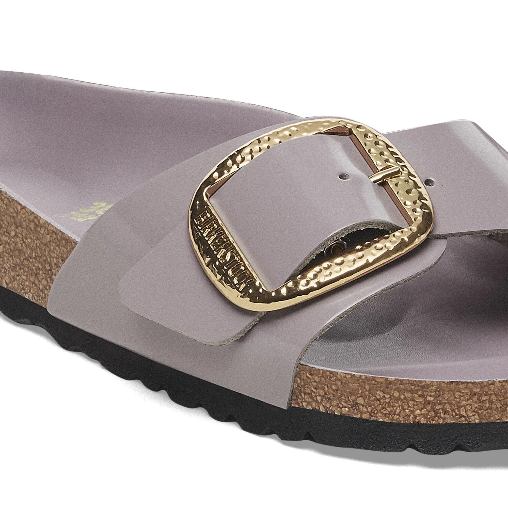 Madrid Hammered Big Buckle | High-Shine Patent Leather | Faded Purple - Image 7