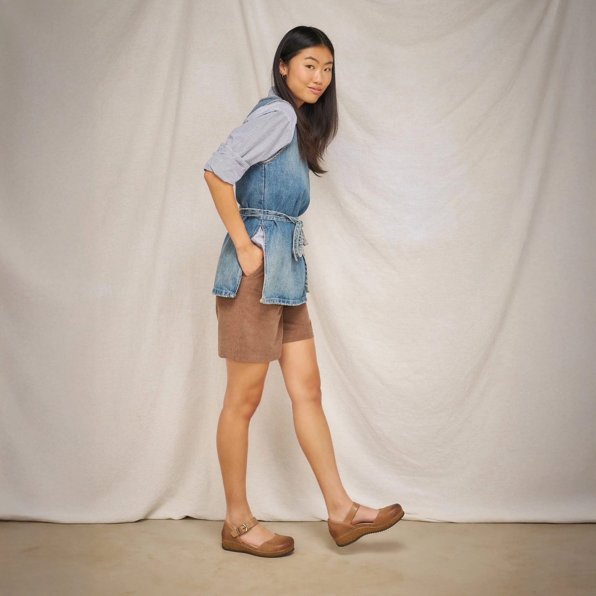 Mae | Burnished Suede | Tan - Image 3