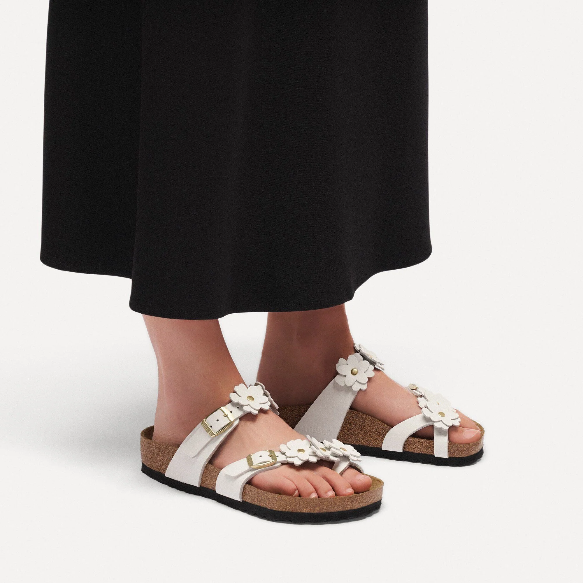 Mayari Flower | Leather | White - Image 3