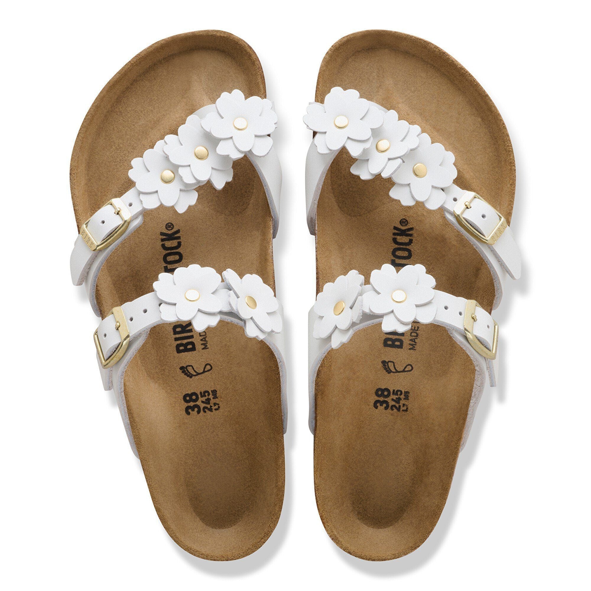 Mayari Flower | Leather | White - Image 4