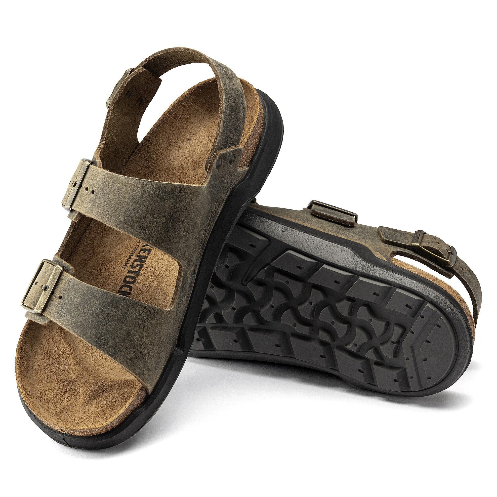 Milano Crosstown | Oiled Leather | Faded Khaki - Image 6