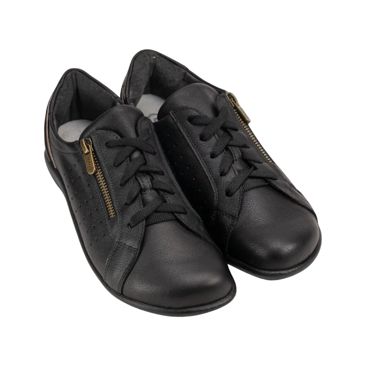 Moko | Leather | Soft Black/Khaki Beige - Image 3