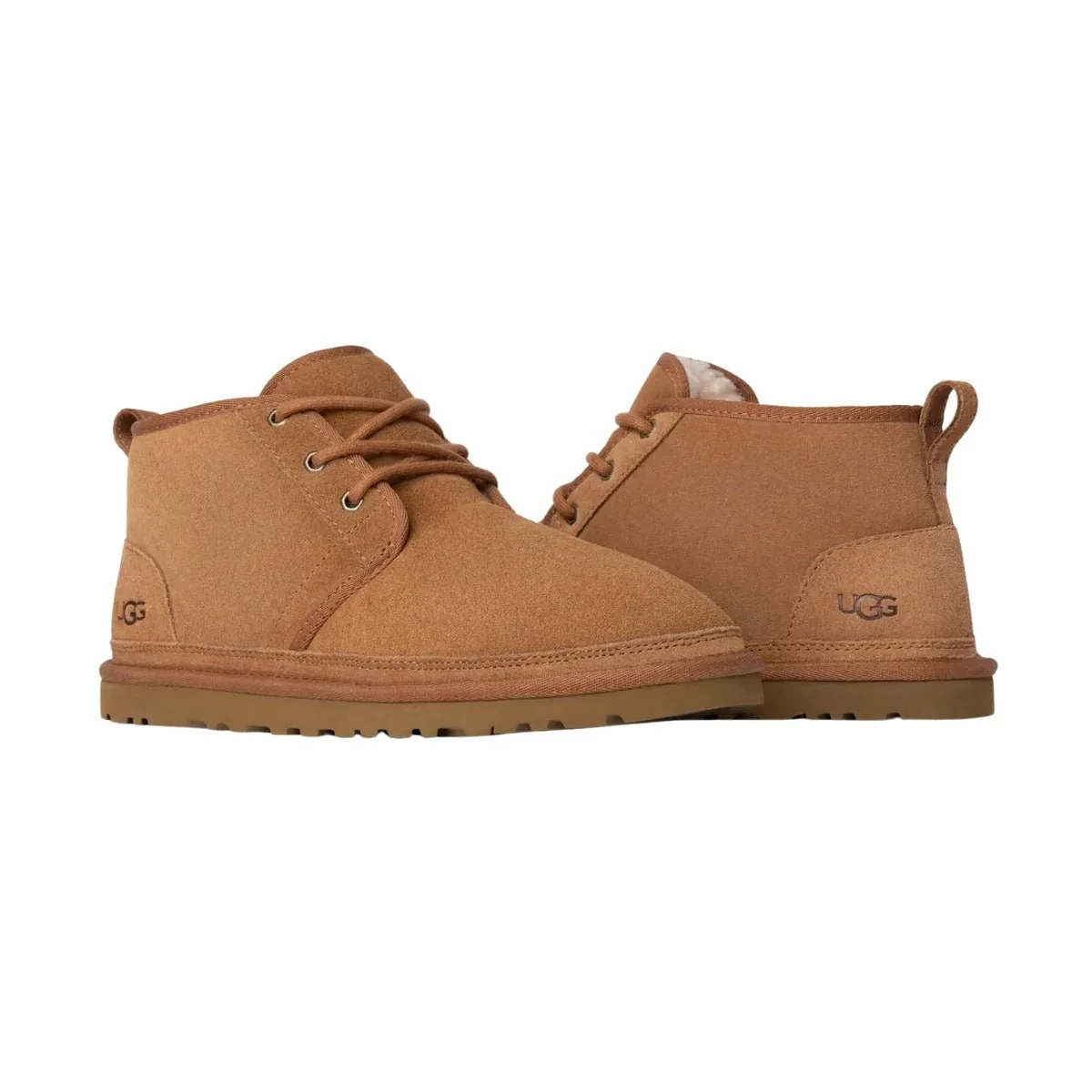 Neumel Shoe | Men | Suede/Sheepskin | Chestnut - Image 3