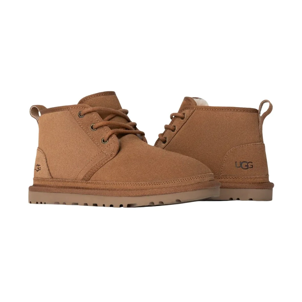Neumel Shoe | Women | Suede/Sheepskin | Chestnut - Image 3