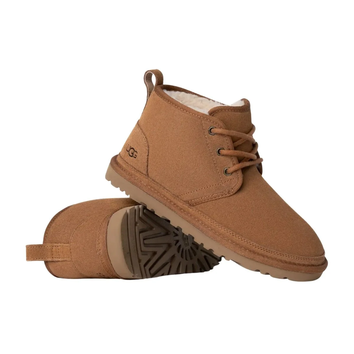 Neumel Shoe | Women | Suede/Sheepskin | Chestnut - Image 4