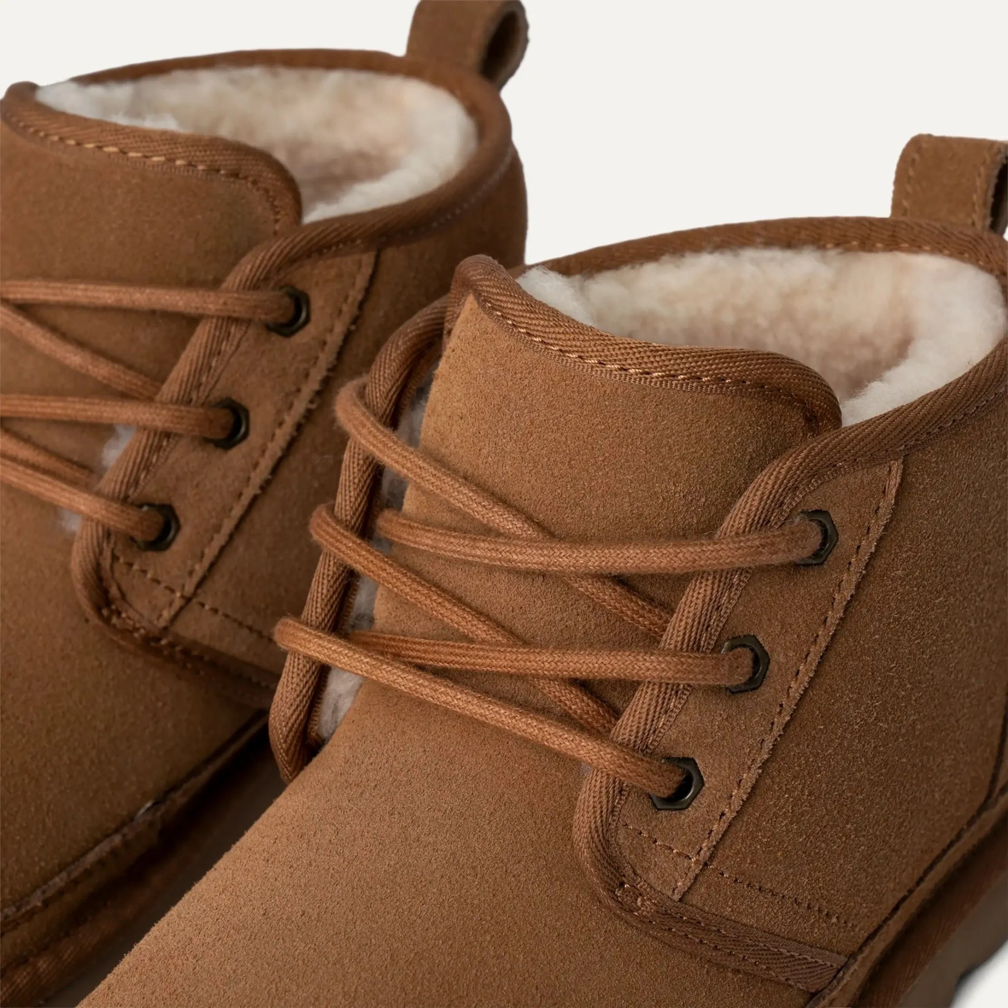 Neumel Shoe | Women | Suede/Sheepskin | Chestnut - Image 5
