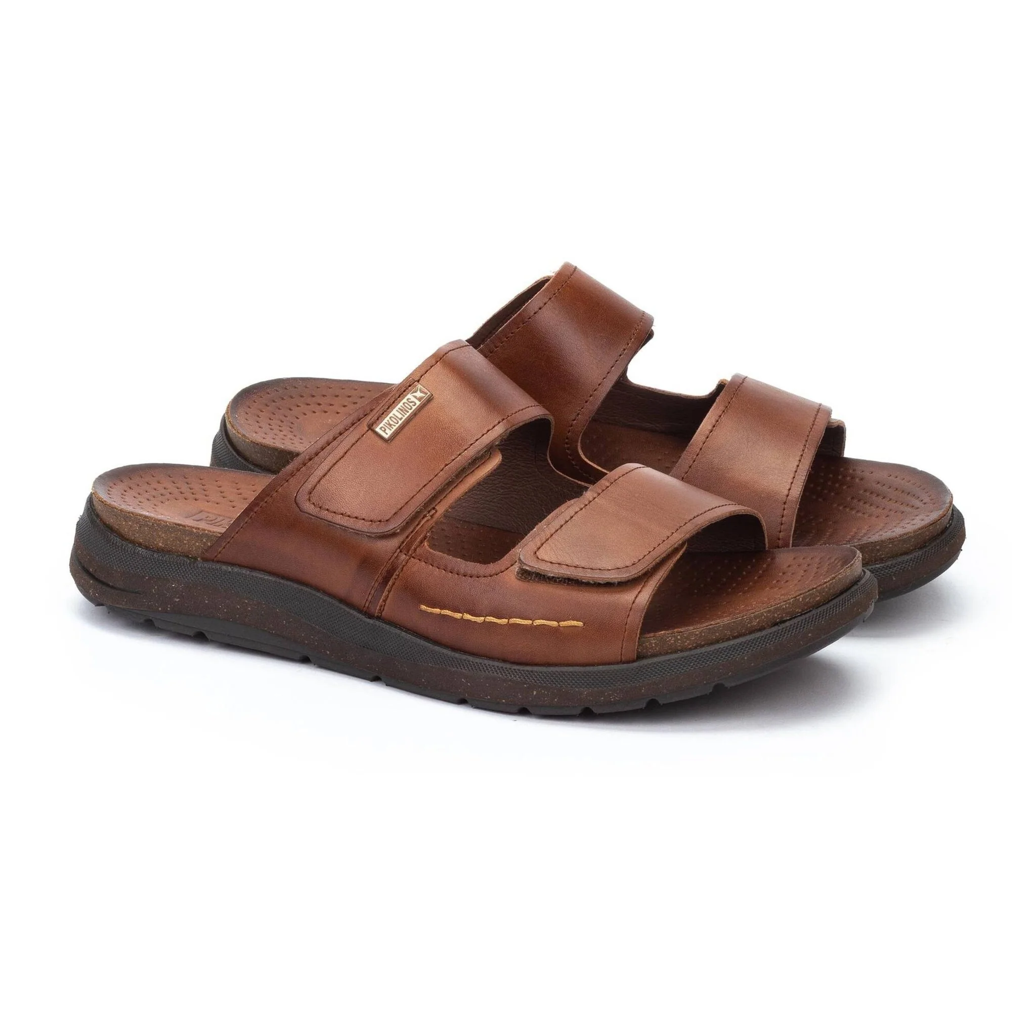 Níjar 2-Strap Sandal | Men | Leather | Cuero - Image 3