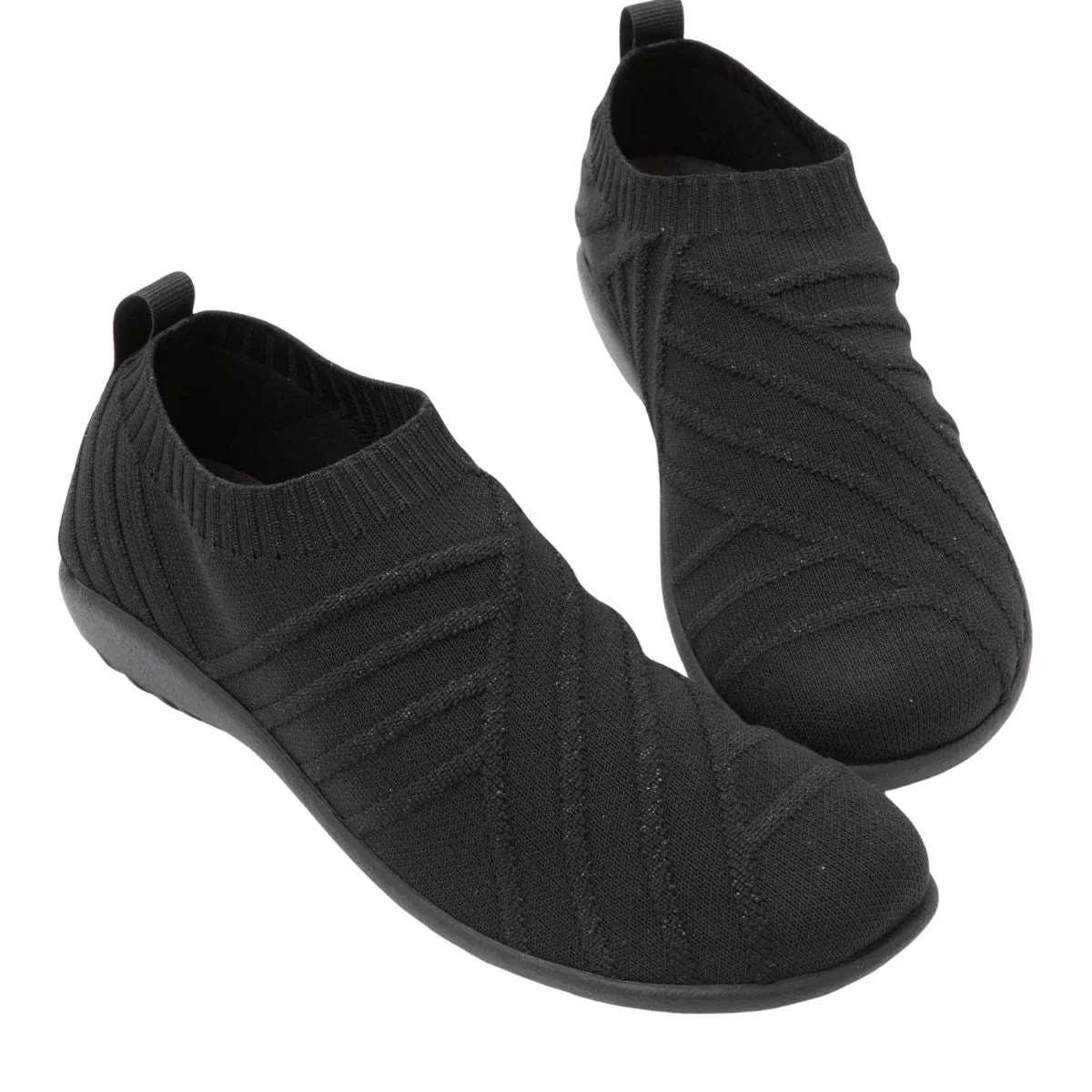 Okahu | Vegan | Sparkle Knit | Black/Silver - Image 2