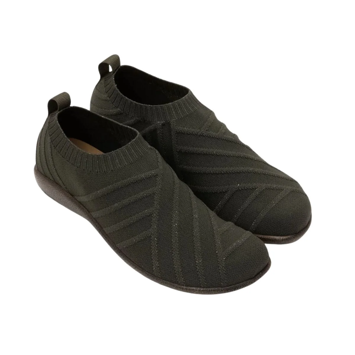 Okahu | Vegan | Sparkle Knit | Olive/Gold - Image 3