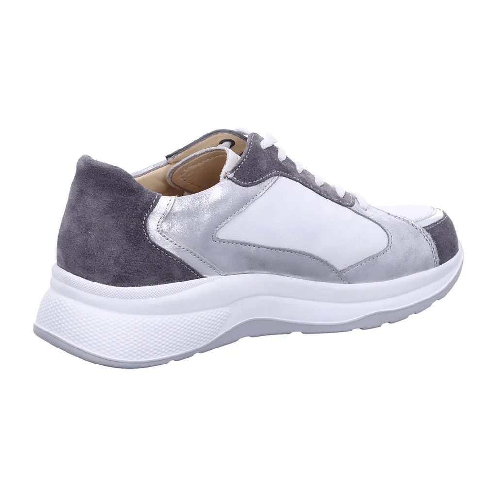 Piccadilly Trendline | Leather | White Silver - Image 4
