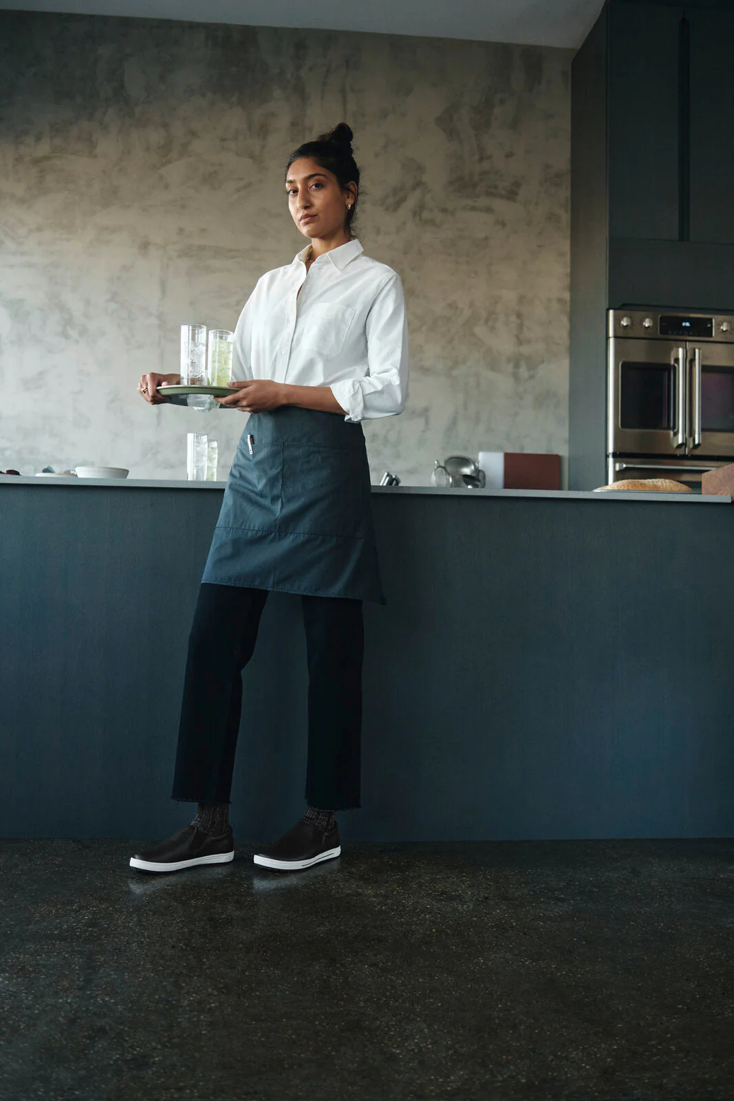 QO 400 Slip On | Leather | Black - Image 3