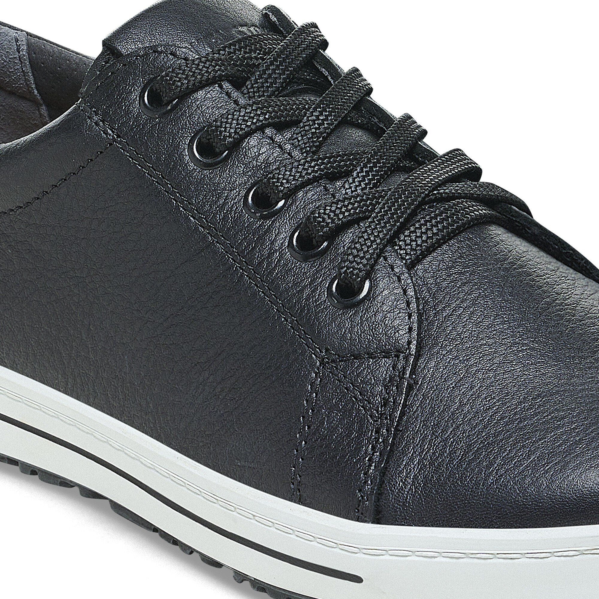 QO 500 Lace Up | Leather | Black/White - Image 5