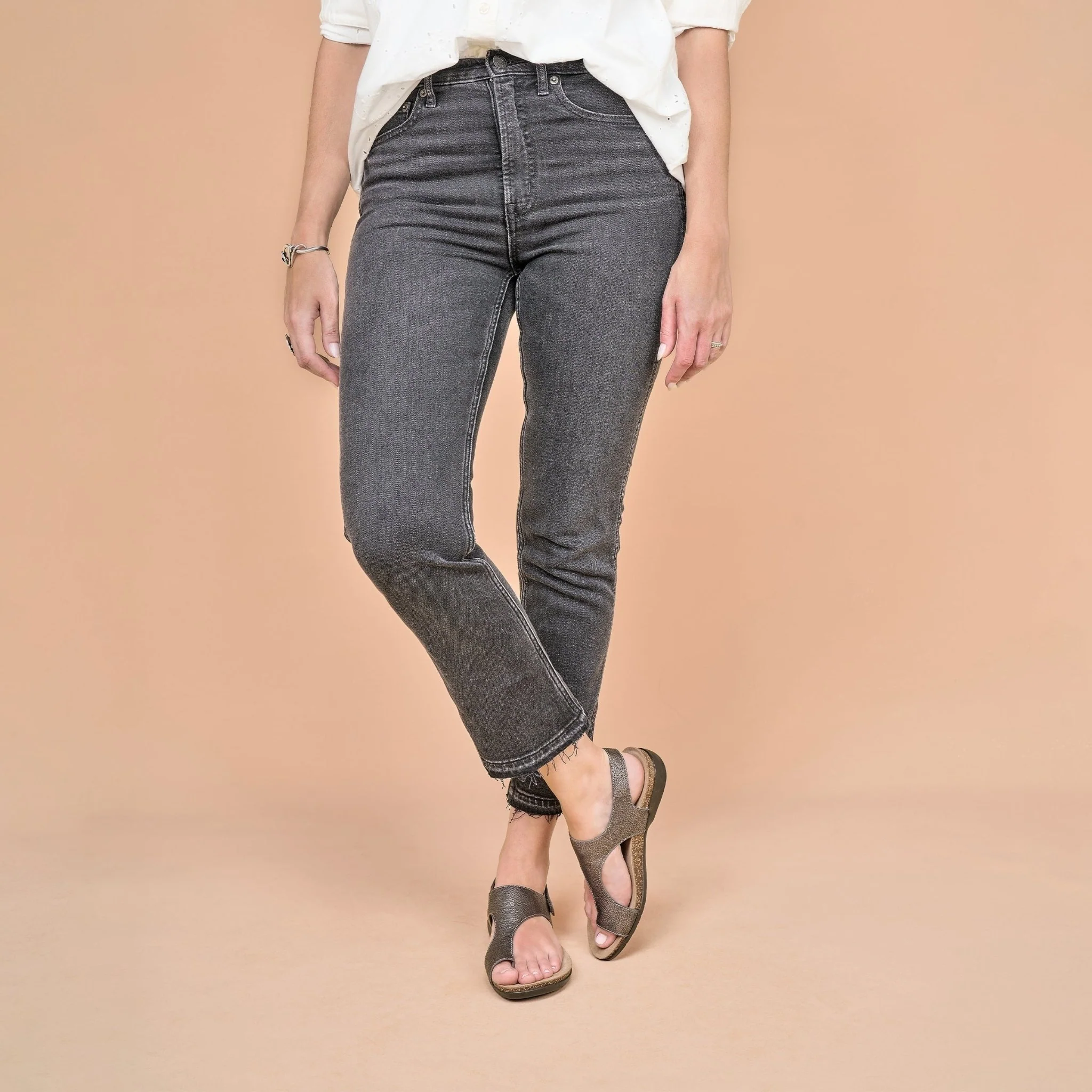 Reece | Metallic Leather | Pewter - Image 5