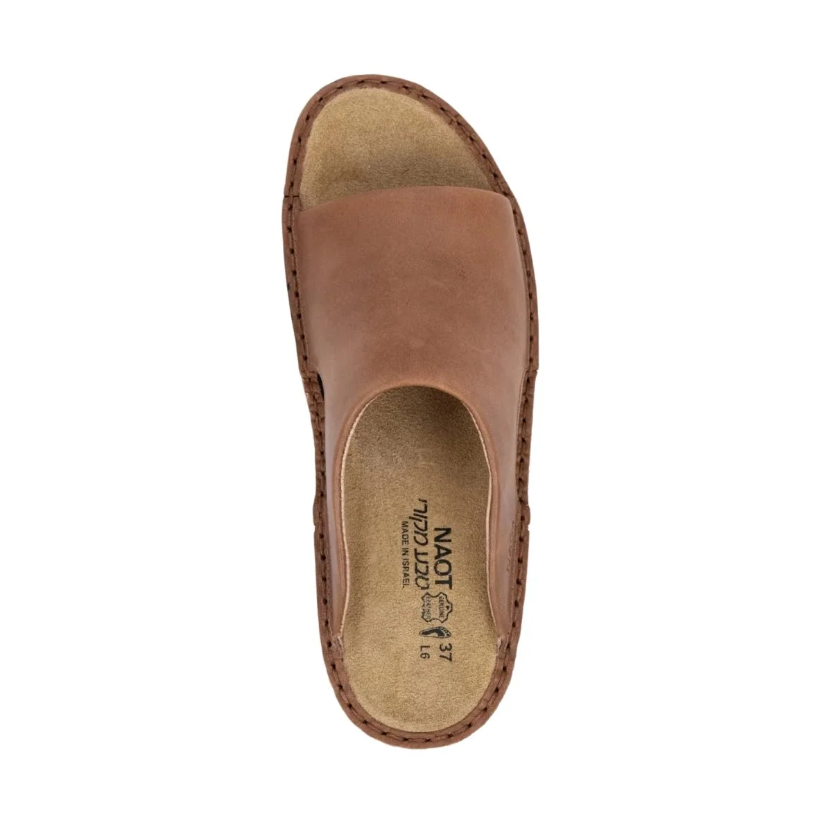 Rome | Leather | Latte Brown - Image 5