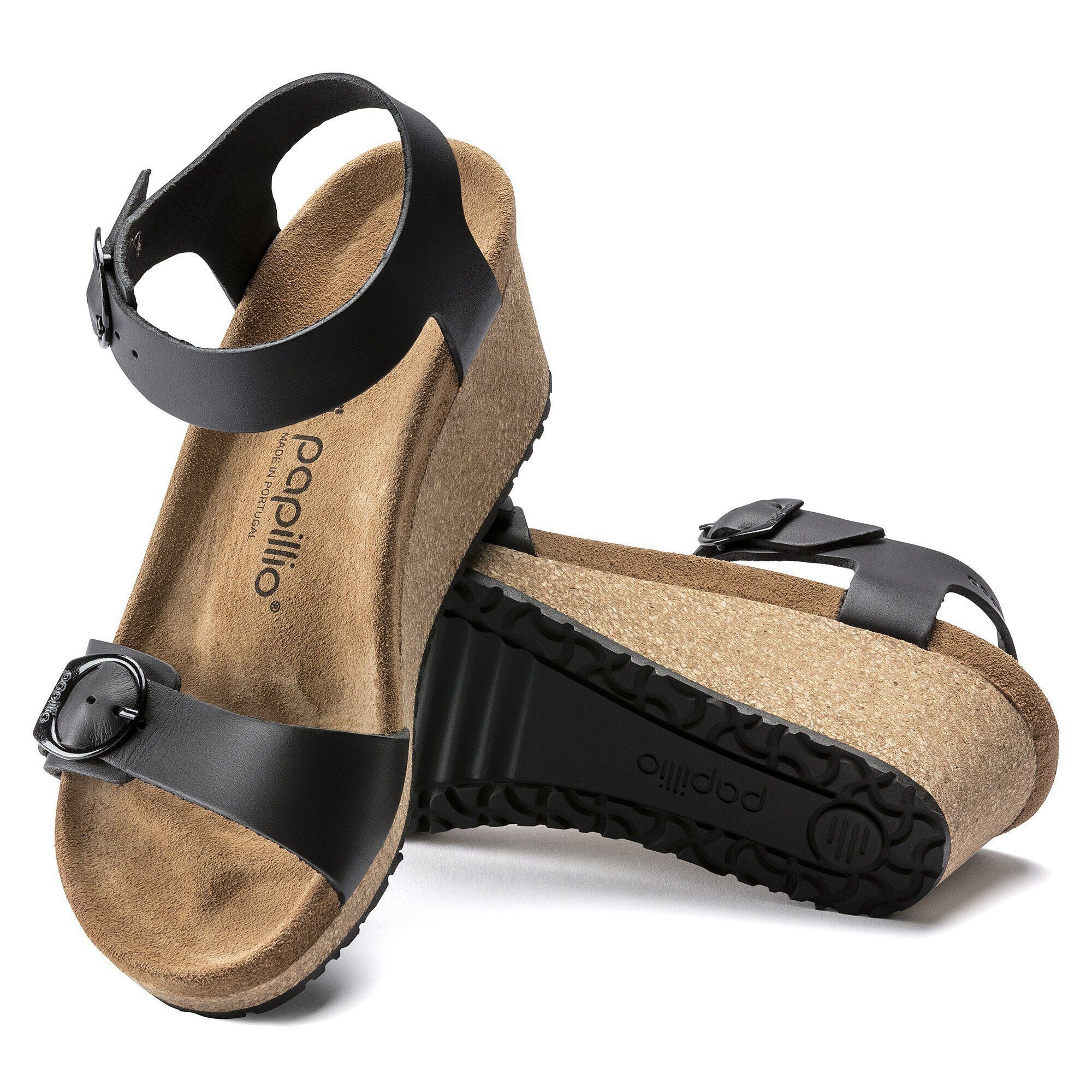 Soley Round Buckle | Leather | Black - Image 6