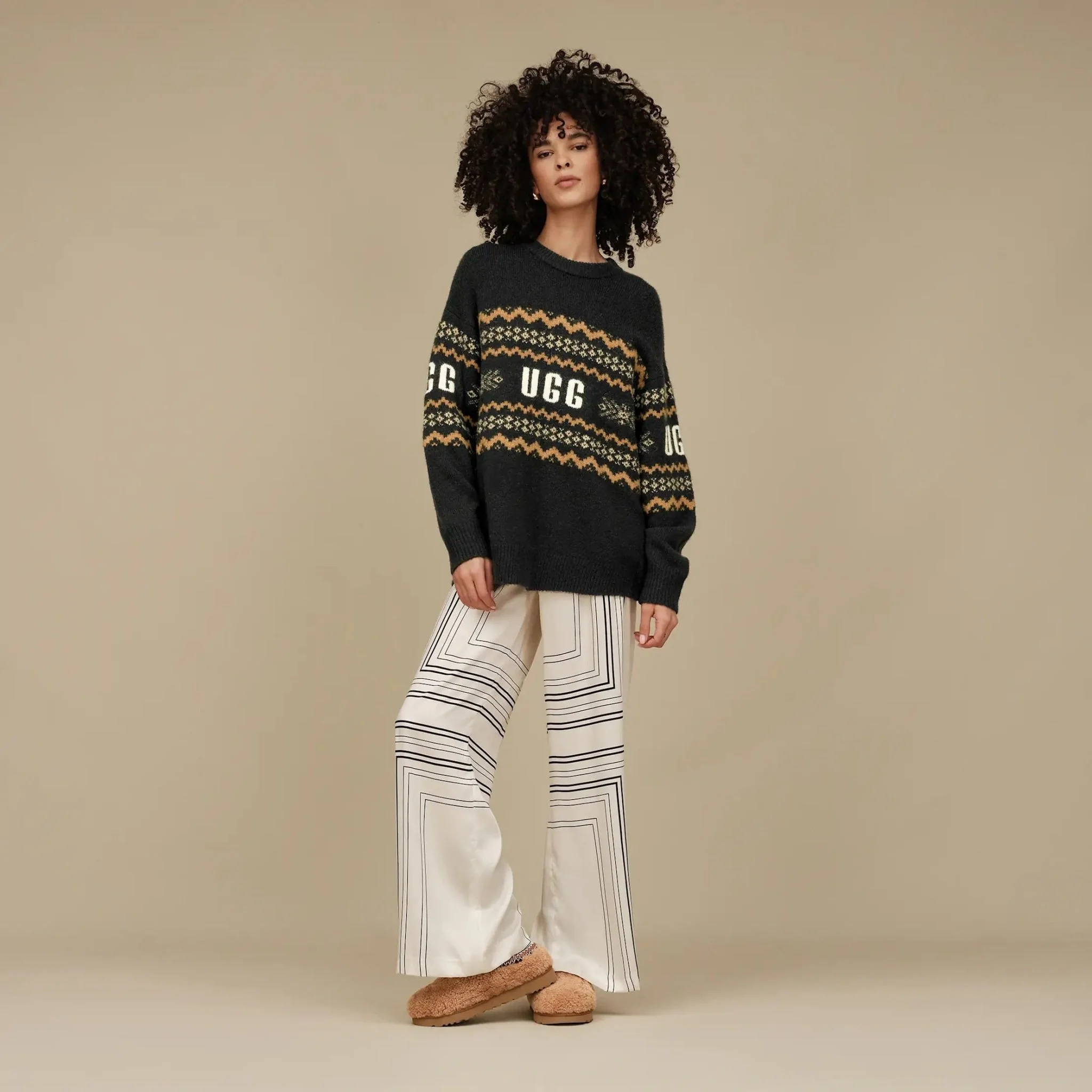 Tasman Maxi Curly | Women | Sheepskin | Chestnut - Image 2