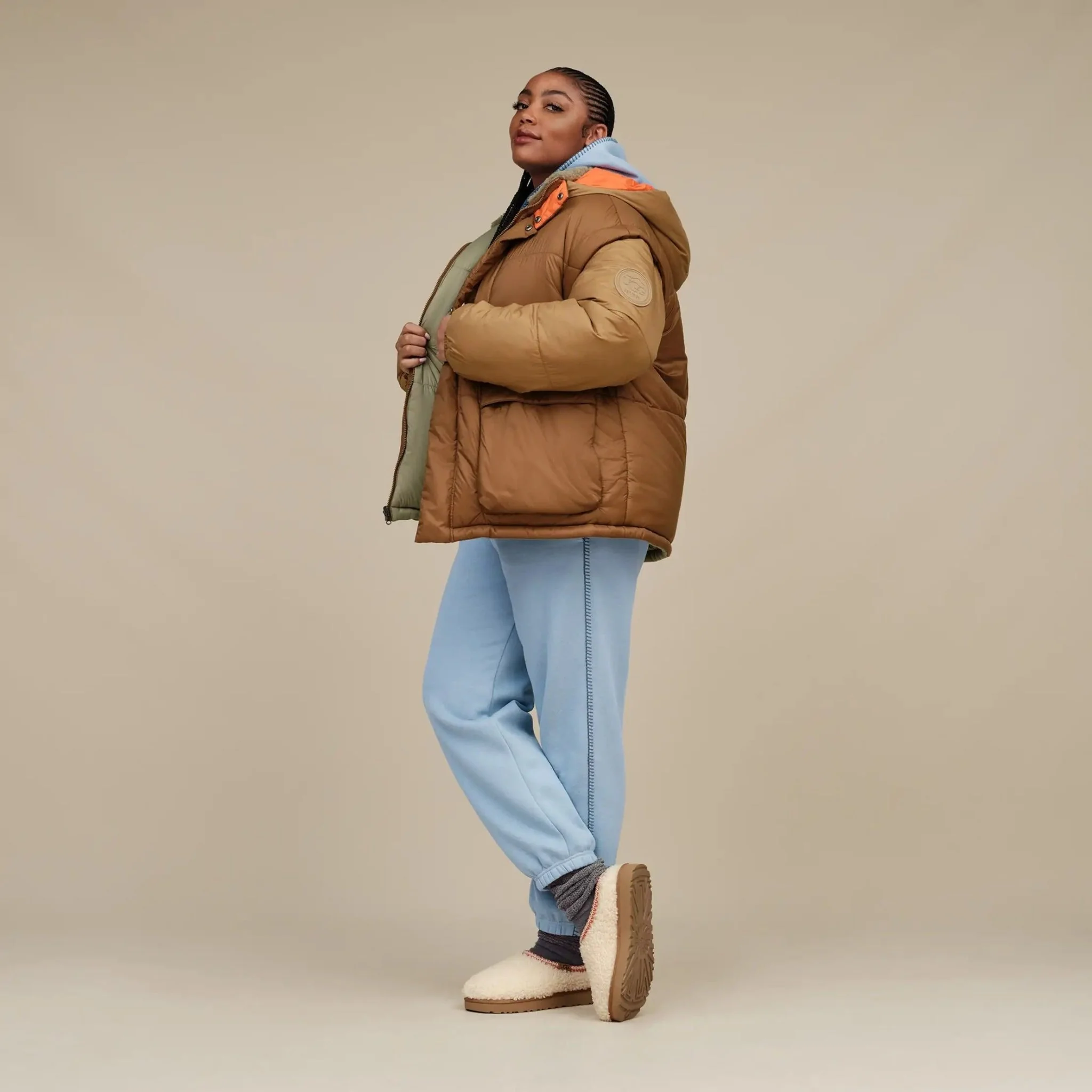 Tasman Maxi Curly | Women | Sheepskin | Natural - Image 2