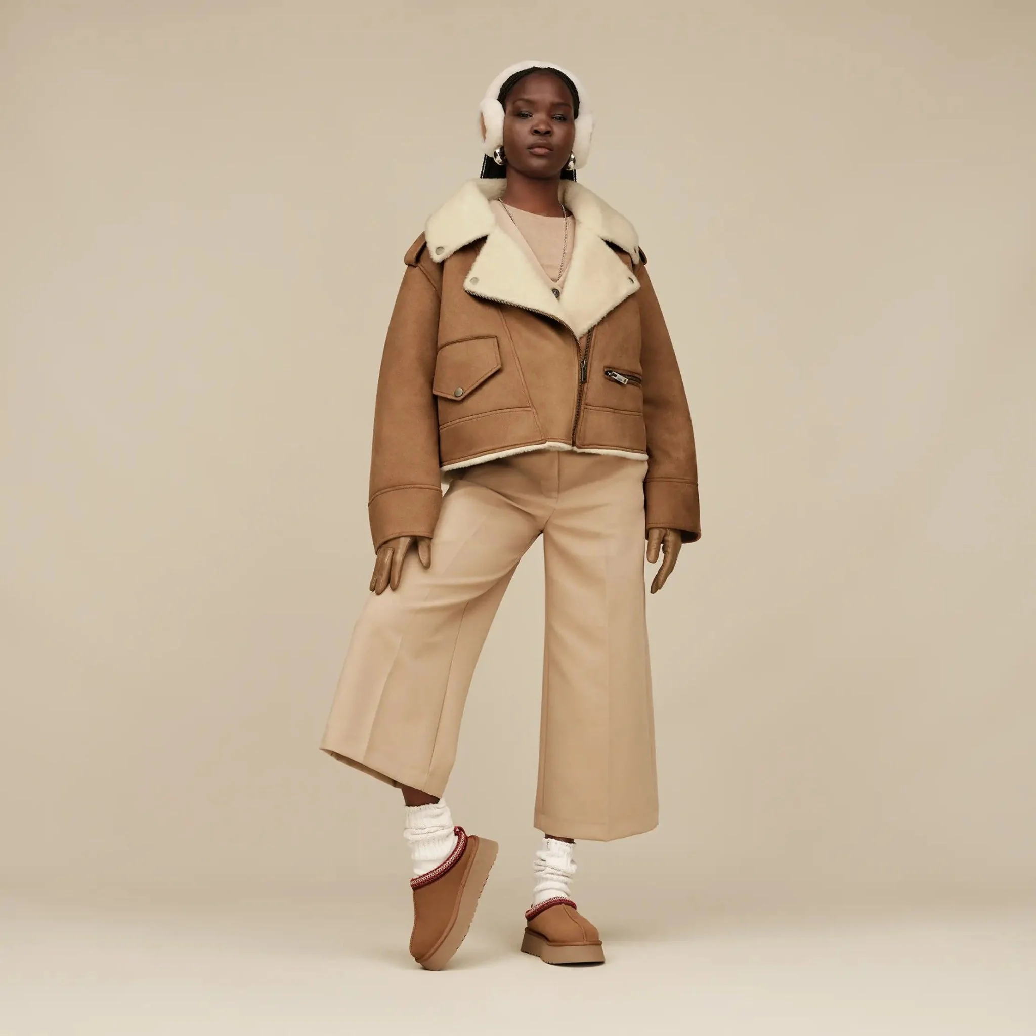 Tazz II | Women | Suede/Sheepskin | Chestnut - Image 2