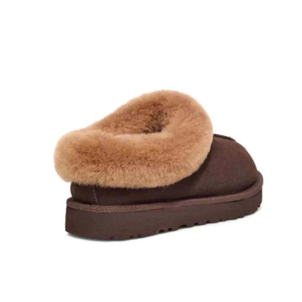 Tazzette | Women | Suede/Sheepskin | Burnt Cedar - Image 3