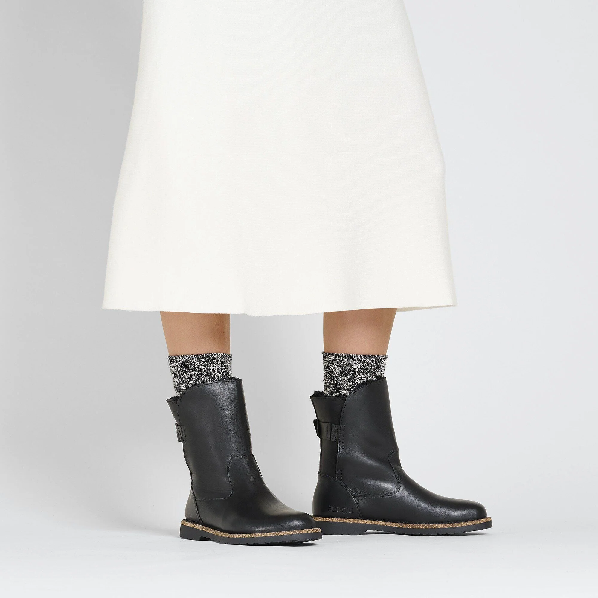 Uppsala Shearling | Leather/Shearling | Black - Image 3