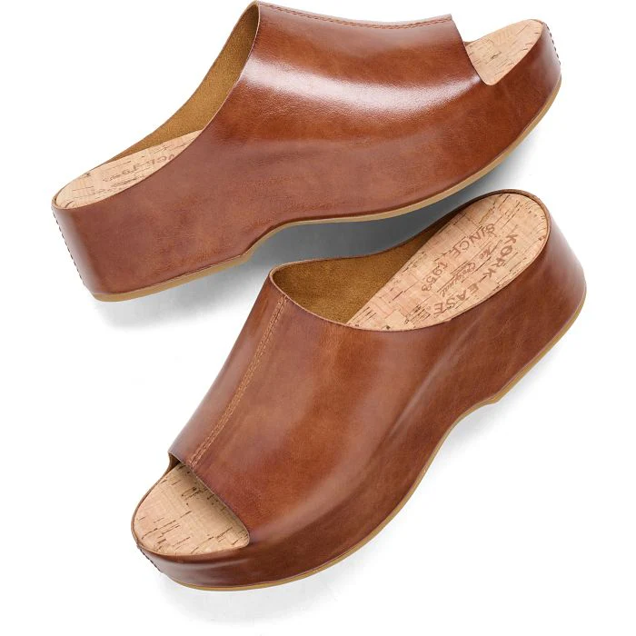 Yazmin | Leather | Dark Brown Cognac - Image 2